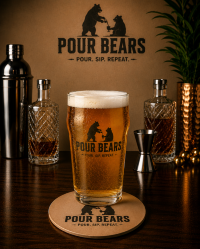 Pint Glass, a type of cocktail glass